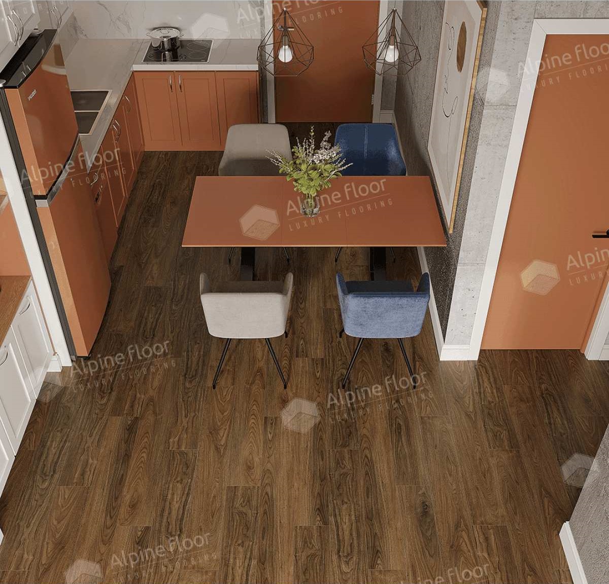 SPC ламинат Alpine Floor Nut ECO 22-1 Ногуэра
